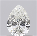 Natural Diamond 0.41 Carats, Pear with  Cut, I Color, SI2 Clarity and Certified by GIA