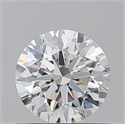 Natural Diamond 0.71 Carats, Round with Excellent Cut, G Color, VS2 Clarity and Certified by GIA