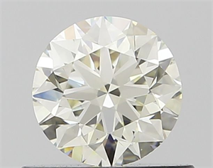 Picture of Natural Diamond 0.51 Carats, Round with Excellent Cut, J Color, IF Clarity and Certified by IGI