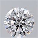 Lab Grown Diamond 3.04 Carats, Round with Ideal Cut, D Color, VS1 Clarity and Certified by IGI