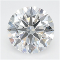 Lab Grown Diamond 2.10 Carats, Round with Excellent Cut, D Color, IF Clarity and Certified by GIA