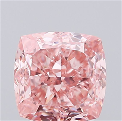 Picture of Lab Grown Diamond 2.07 Carats, CUSHION MODIFIED with  Cut, Fancy Vivid Pink Color, VVS2 Clarity and Certified by IGI