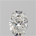 Natural Diamond 0.51 Carats, Oval with  Cut, G Color, VVS2 Clarity and Certified by GIA