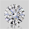 Diamante Natural 0.70 quilates, Redondo , Color D, claridad VS2 y certificado GIA