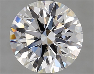Picture of Lab Grown Diamond 2.59 Carats, Round with Excellent Cut, D Color, IF Clarity and Certified by GIA