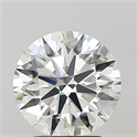 Lab Grown Diamond 3.02 Carats, Round with Ideal Cut, F Color, VVS2 Clarity and Certified by IGI