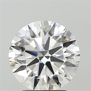 Picture of Lab Grown Diamond 3.02 Carats, Round with Ideal Cut, F Color, VVS2 Clarity and Certified by IGI