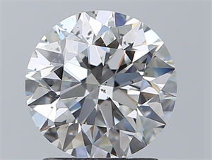 Foto Diamante Natural 1.70 quilates, Redondo , Color G, claridad SI1 y certificado GIA de