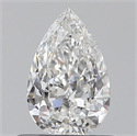 Diamante Natural 0.50 quilates, De pera , Color F, claridad VS2 y certificado GIA