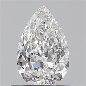 Foto Diamante Natural 0.50 quilates, De pera , Color F, claridad VS2 y certificado GIA de