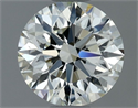 Natural Diamond 0.71 Carats, Round with Excellent Cut, K Color, VS1 Clarity and Certified by IGI