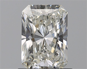 Picture of Natural Diamond 1.00 Carats, Radiant with  Cut, I Color, VVS1 Clarity and Certified by GIA