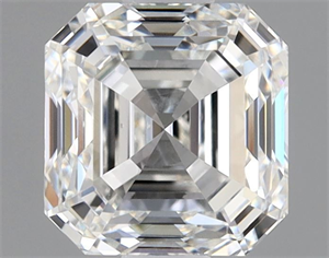 Picture of Natural Diamond 1.01 Carats, Asscher with  Cut, F Color, VS1 Clarity and Certified by GIA