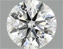 Lab Grown Diamond 1.32 Carats, Round with Excellent Cut, E Color, VVS2 Clarity and Certified by IGI