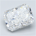 Natural Diamond 3.01 Carats, Radiant with  Cut, E Color, VS2 Clarity and Certified by GIA