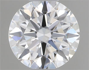Picture of Natural Diamond 0.44 Carats, Round with Excellent Cut, E Color, VVS2 Clarity and Certified by GIA