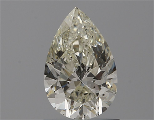 Foto Diamante Natural 1.01 quilates, De pera , Color J, claridad SI1 y certificado IGI de