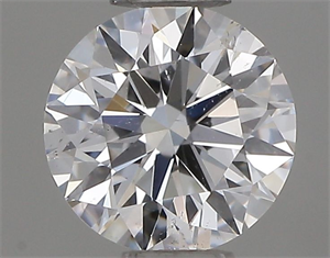 Foto Diamante Natural 0.41 quilates, Redondo , Color D, claridad SI2 y certificado GIA de