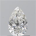 Natural Diamond 0.72 Carats, Pear with  Cut, G Color, SI1 Clarity and Certified by GIA