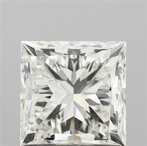 Picture of Natural Diamond 1.01 Carats, Princess with  Cut, I Color, VVS2 Clarity and Certified by IGI