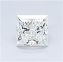 Natural Diamond 1.01 Carats, Princess with  Cut, K Color, VS2 Clarity and Certified by GIA