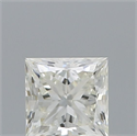 Natural Diamond 0.40 Carats, Princess with  Cut, J Color, VS1 Clarity and Certified by GIA