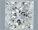Natural Diamond 3.01 Carats, Princess with  Cut, J Color, SI2 Clarity and Certified by GIA
