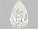 Diamante Natural 0.71 quilates, De pera , Color J, claridad SI2 y certificado GIA