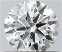 Diamante Natural 0.51 quilates, Redondo , Color H, claridad VVS2 y certificado GIA