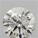 Natural Diamond 0.50 Carats, Round with Very Good Cut, J Color, SI2 Clarity and Certified by IGI