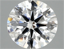Del inventario de diamantes de laboratorio, 2.51 quilates, Redondo , Color F, claridad VVS2 y certificado IGI