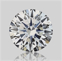 Natural Diamond 0.52 Carats, Round with Excellent Cut, D Color, SI2 Clarity and Certified by GIA