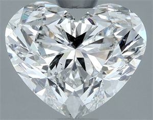 Picture of Natural Diamond 2.00 Carats, Heart with  Cut, G Color, SI2 Clarity and Certified by IGI