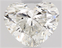 Natural Diamond 0.50 Carats, Heart with  Cut, I Color, SI1 Clarity and Certified by GIA