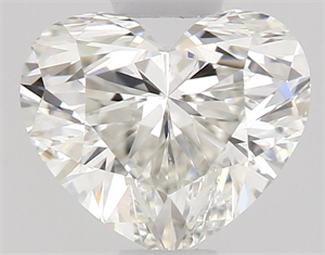 Picture of Natural Diamond 0.50 Carats, Heart with  Cut, I Color, SI1 Clarity and Certified by GIA