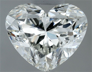 Picture of Natural Diamond 0.50 Carats, Heart with  Cut, J Color, VS1 Clarity and Certified by GIA
