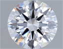 Del inventario de diamantes de laboratorio, 2.01 quilates, Redondo , Color D, claridad VVS2 y certificado GIA