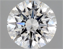 Natural Diamond 0.71 Carats, Round with Excellent Cut, F Color, SI2 Clarity and Certified by GIA