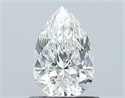 Natural Diamond 0.71 Carats, Pear with  Cut, G Color, VS1 Clarity and Certified by GIA