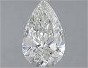 Natural Diamond 1.02 Carats, Pear with  Cut, H Color, VS2 Clarity and Certified by GIA