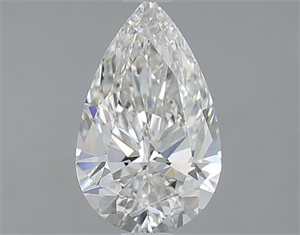 Picture of Natural Diamond 1.02 Carats, Pear with  Cut, H Color, VS2 Clarity and Certified by GIA
