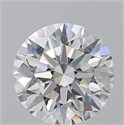 Natural Diamond 1.80 Carats, Round with Excellent Cut, H Color, VVS2 Clarity and Certified by GIA