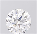 Lab Grown Diamond 1.09 Carats, Round with Ideal Cut, D Color, VVS1 Clarity and Certified by IGI
