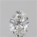 Natural Diamond 0.51 Carats, Oval with  Cut, G Color, VS2 Clarity and Certified by GIA