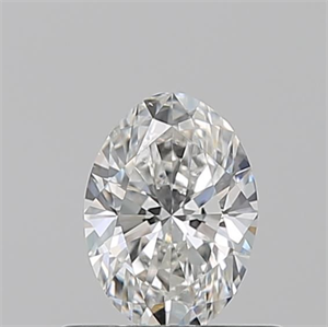 Picture of Natural Diamond 0.51 Carats, Oval with  Cut, G Color, VS2 Clarity and Certified by GIA