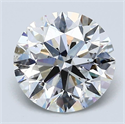 Natural Diamond 2.12 Carats, Round with Excellent Cut, G Color, SI1 Clarity and Certified by GIA
