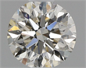 Natural Diamond 0.50 Carats, Round with Very Good Cut, L Color, VS2 Clarity and Certified by GIA