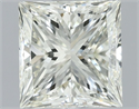 Natural Diamond 1.51 Carats, Princess with  Cut, J Color, VS1 Clarity and Certified by IGI