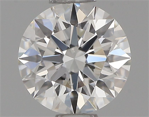 Picture of Natural Diamond 0.52 Carats, Round with Excellent Cut, E Color, VS2 Clarity and Certified by GIA