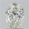Natural Diamond 1.30 Carats, Oval with  Cut, H Color, IF Clarity and Certified by GIA